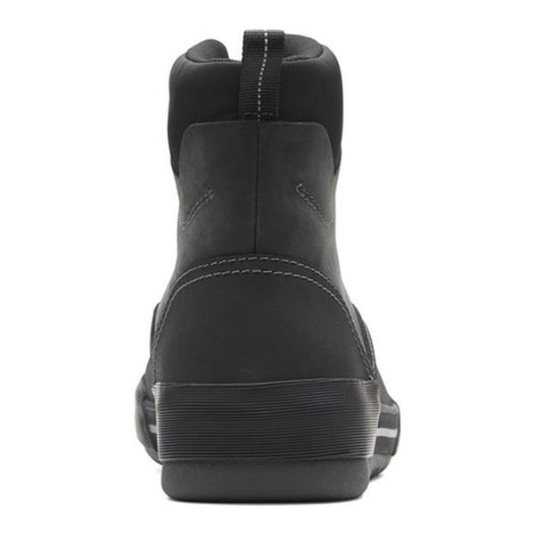 Bowman Top Duck Boot Black Leather 