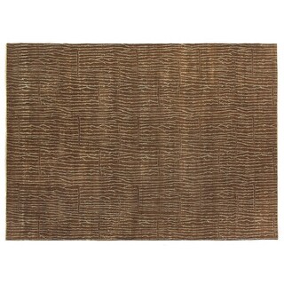 Exquisite Rugs Soho Chocolate New Zealand Wool Rug (10' x 14'). - 10' x ...