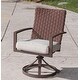 preview thumbnail 8 of 9, Pacific Casual Addison 7pc Steel Dining Set with Swivel Host Chairs