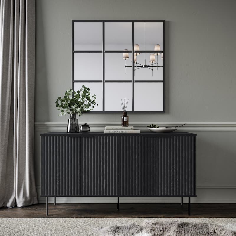 Lysander Fluted Sideboard Buffet Cabinet