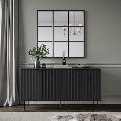 Lysander Fluted Sideboard Buffet Cabinet