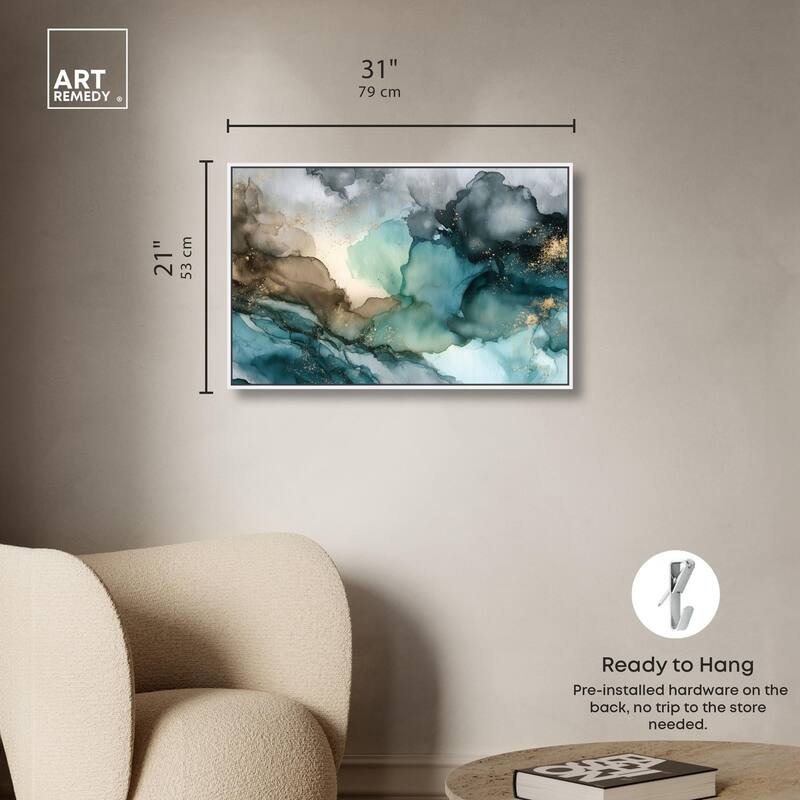 Veiled Inlet Canvas by Art Remedy