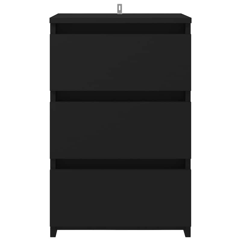 vidaXL Bed Cabinet Set of 2 Engineered Wood