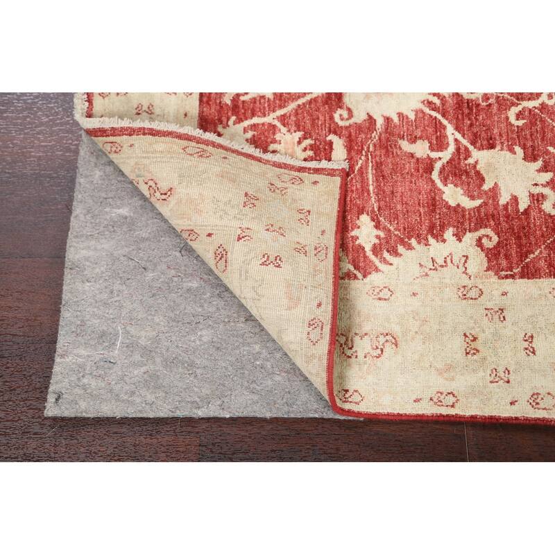 Vegetable Dye Floral Chobi Peshawar Oriental Wool Area Rug Handmade - 3'5" x 5'1"