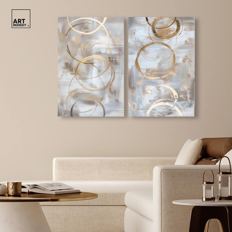 The Dunes Set Canvas Set of 2 by Art Remedy, Gallery Wrapped