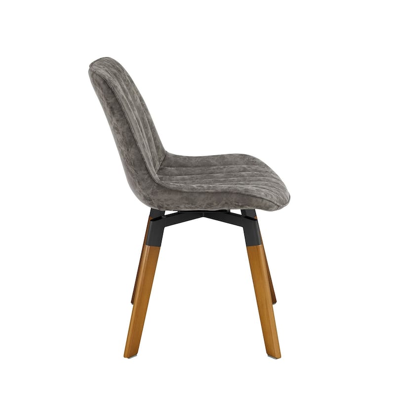 Art Leon Rustic Swivel Dining Chair (Set of 2)
