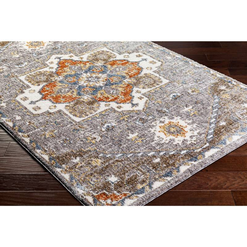 Livabliss Monet Vintage Medallion Area Rug