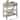 3-Tier Narrow Side Table with Drawer and Storage