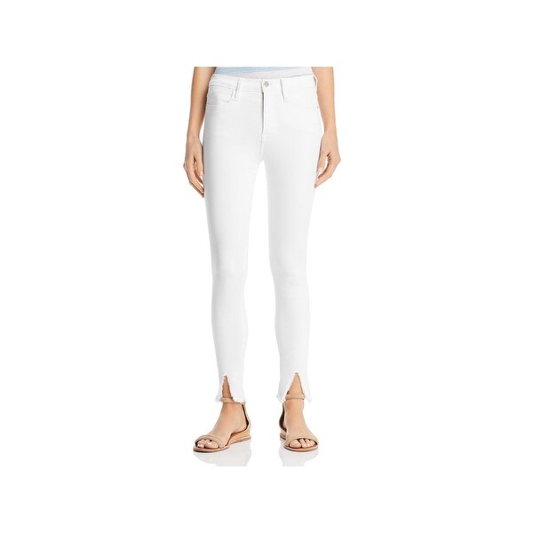 frame split hem jeans