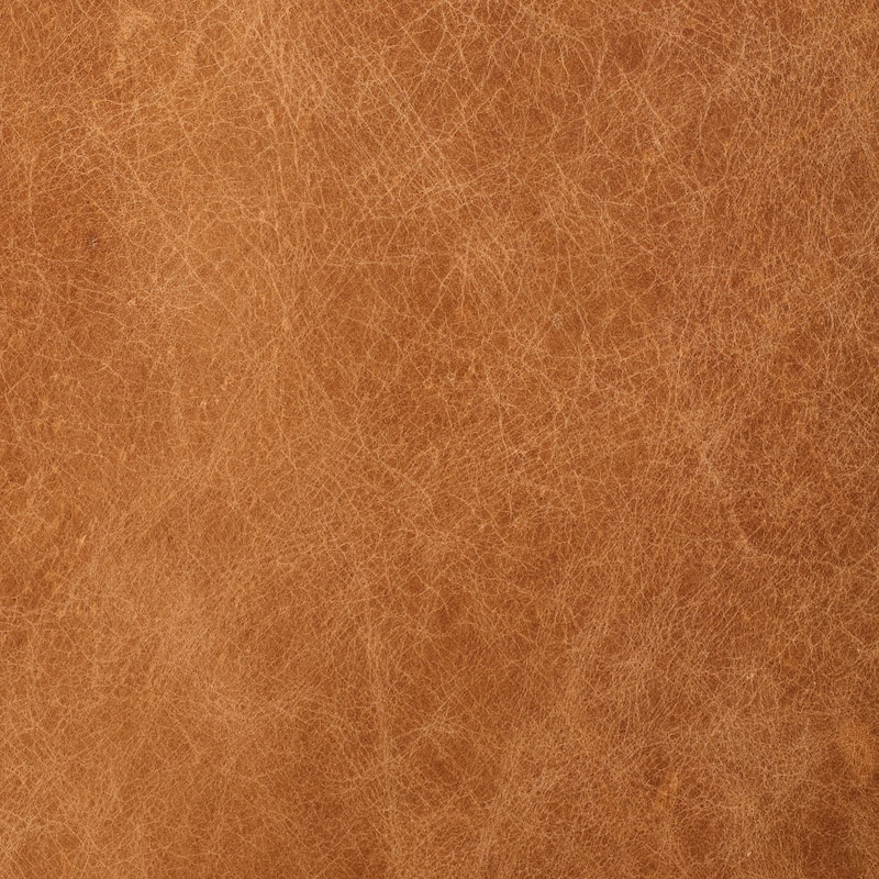 Poly & Bark Denver Leather Ottoman - Full Grain Genuine Italian Leather