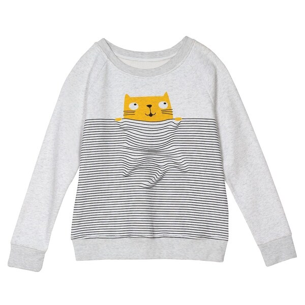 peeking cat sweatshirt