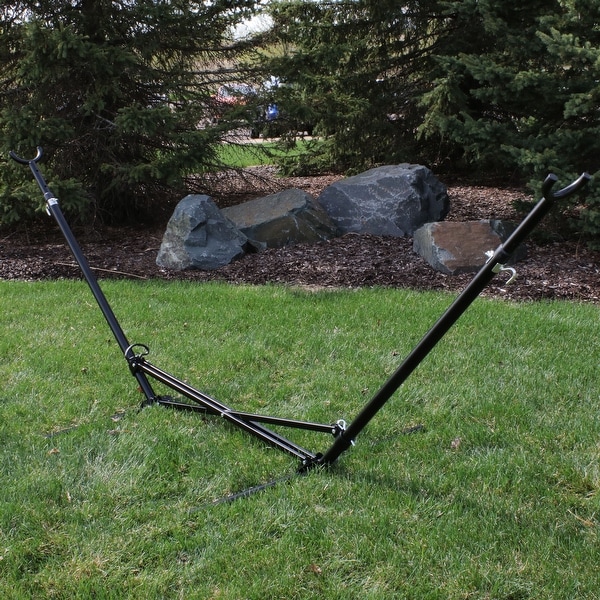 Sunnydaze Portable Folding Hammock Stand For Brazilian Hammocks Sunnydaze Portable Folding Hammock Stand For Brazilian Hammocks Carrying Bag