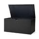 preview thumbnail 53 of 73, Glitzhome 140 Gallon Outdoor Patio Oversize Storage Bench Wicker Table Deck Box