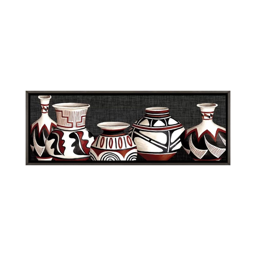 iCanvas "Mexican Pottery" by Studio W Framed