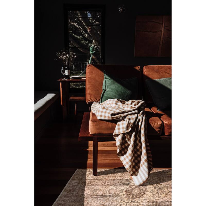 ECARPETGALLERY Hand-knotted Antalya Vintage Copper Wool Rug - 4'11 x 10'0