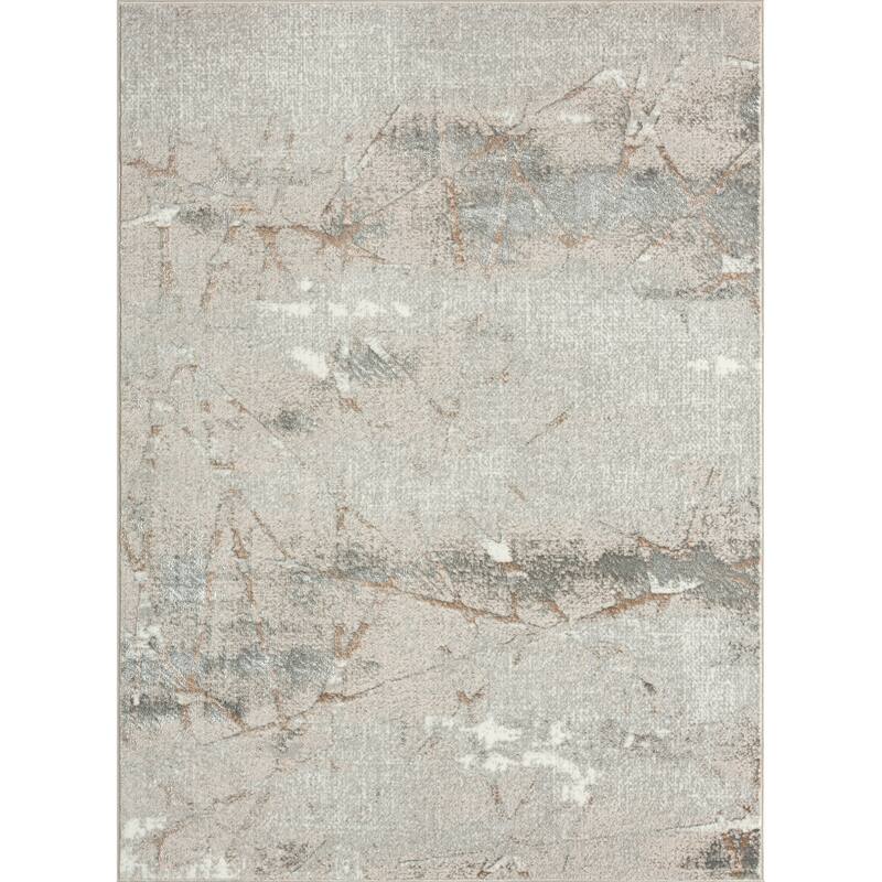 Sevita Transitional Abstract Polyester Indoor Area Rug