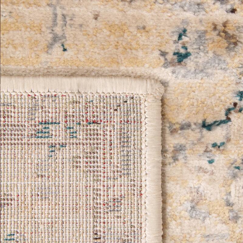 Superior Basilio Distressed Medallion Border Indoor Runner or Area Rug
