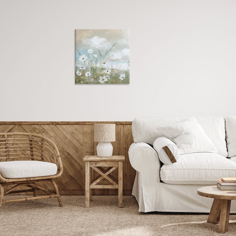 Stupell Clouds Beyond Meadow Canvas Wall Art Design By Nan