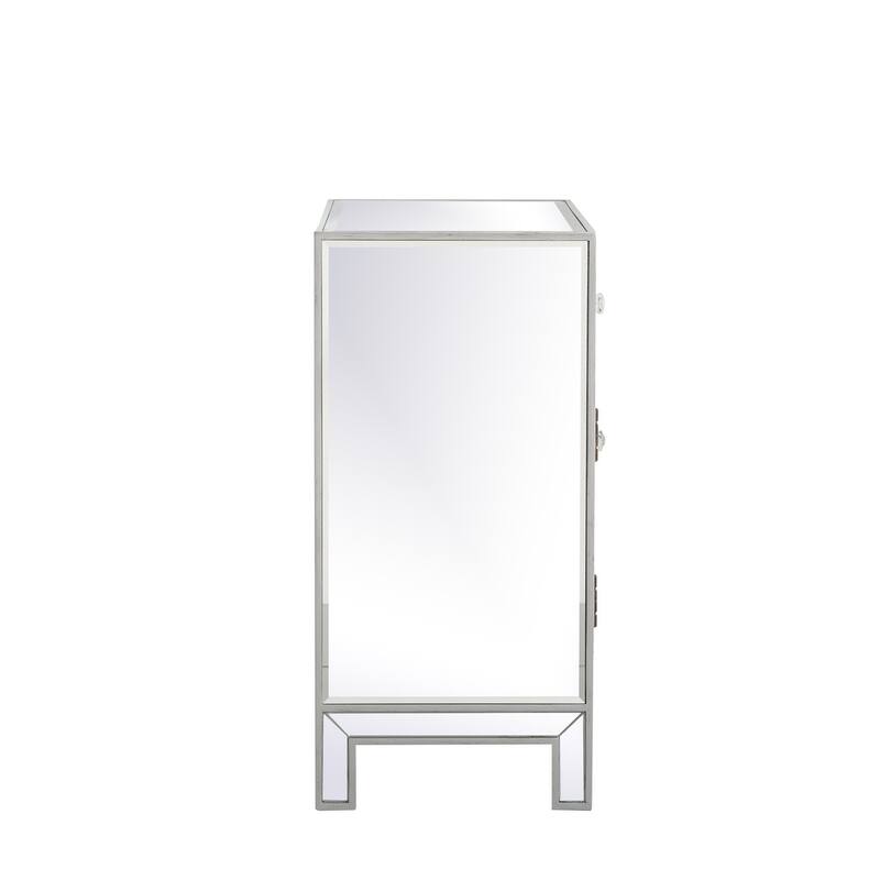 29 in. Antique Mirrored Cabinet