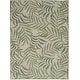 preview thumbnail 3 of 72, Nourison Garden Oasis Indoor/Outdoor Nature Area Rug 4'x6' - Ivory