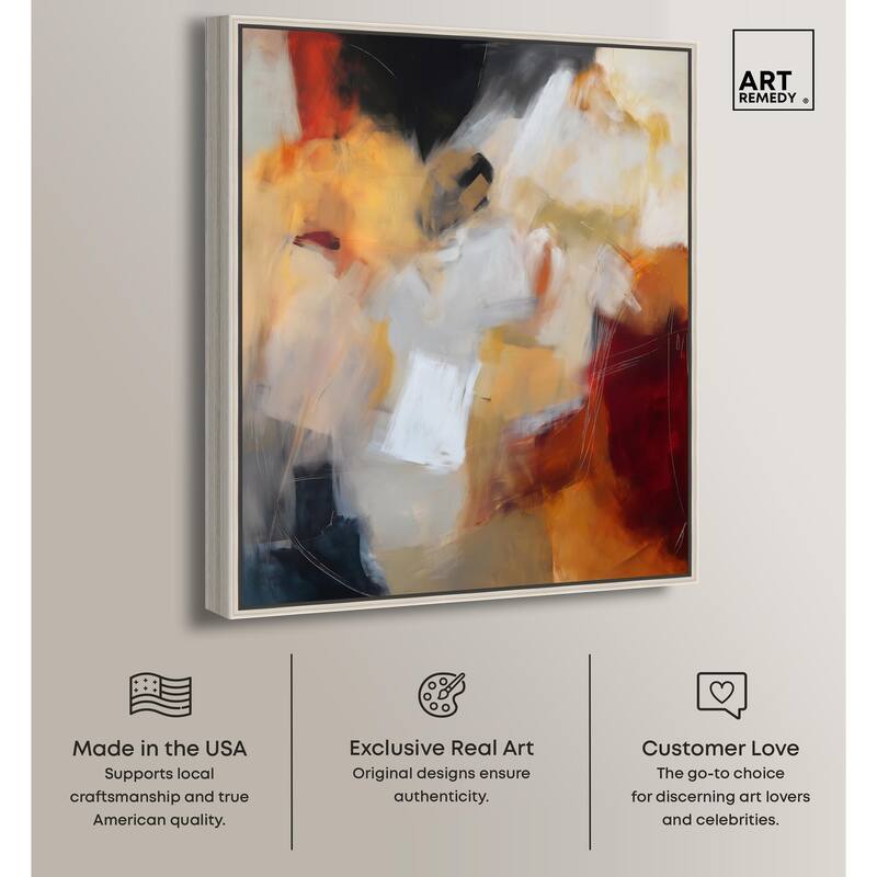 Earth and Fire III Canvas by Art Remedy