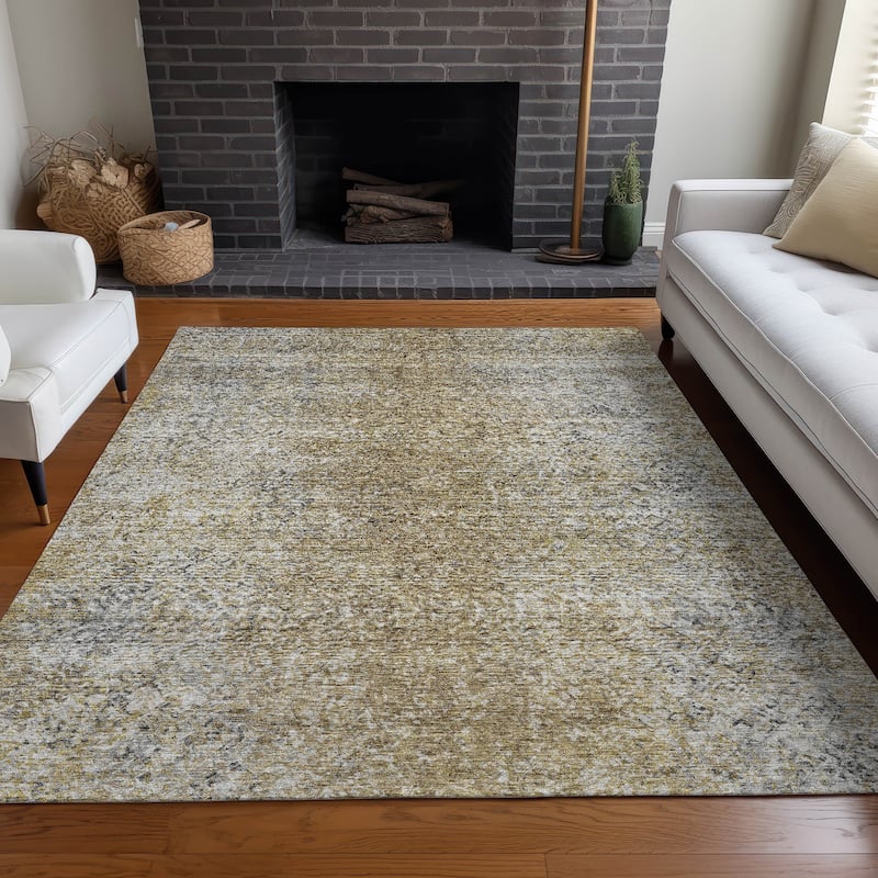 Premium Washable Super Soft Chic Ombre Mayfield Rug - Brown - 3' x 5' - Rectangle