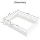 preview thumbnail 13 of 12, Full Size Floor Bed with High Security Barrier