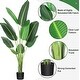 preview thumbnail 4 of 4, 5 Ft Artificial Tree Bird of Paradise Artificial Plant with Trunks Faux Plant Palm Tree - 6.3x6.3x60in