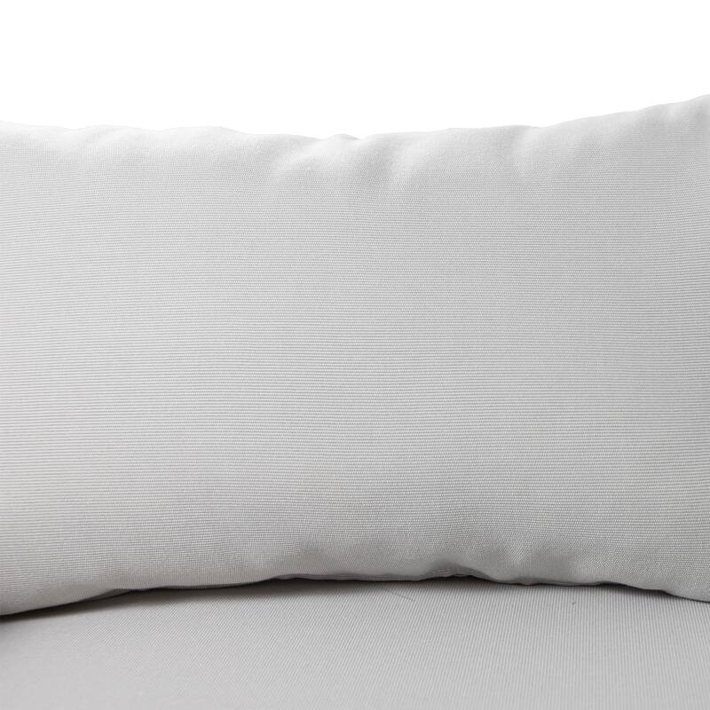 Acacia Wood 3 Seater Daybed Slat Panel Design Water Resistant Cushions