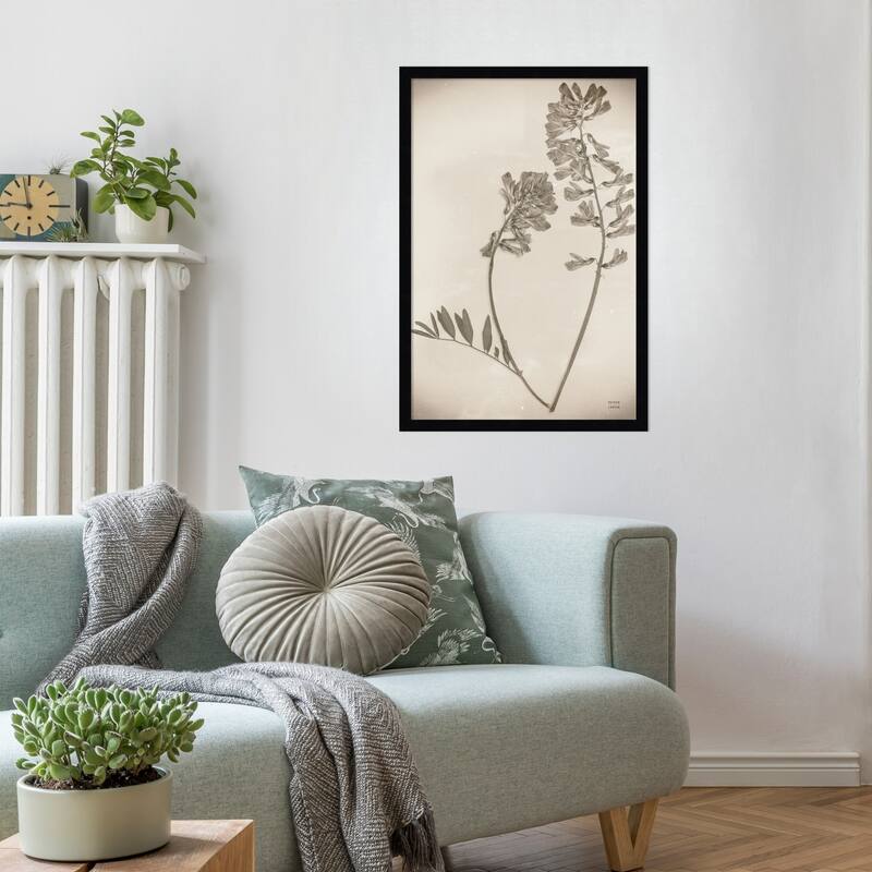 Wildflower Journal Vintage No. 6 by Nathan Larson Wood Framed Wall Art Print