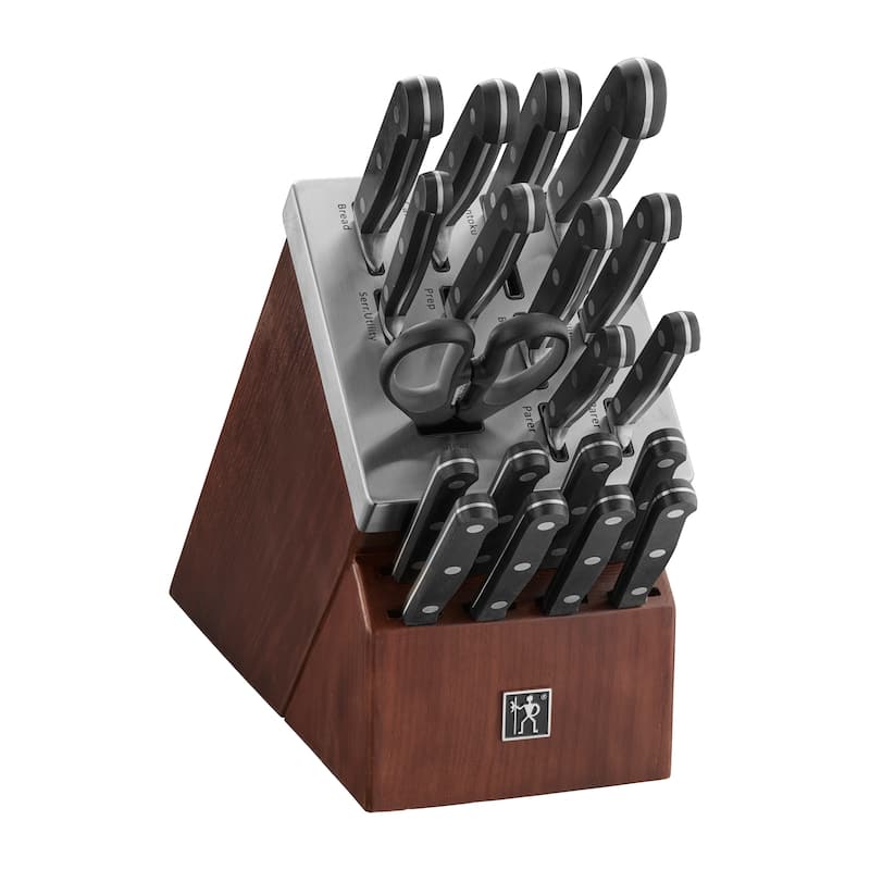 Henckels Classic 20-pc Self-Sharpening Knife Block Set - Black