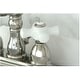 preview thumbnail 11 of 19, Kingston Brass Heritage 1.2 GPM Deck Mounted Centerset Bathroom Faucet