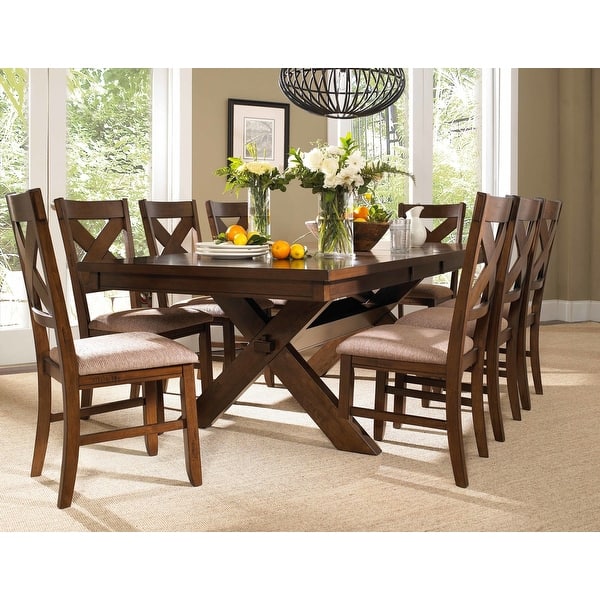 slide 11 of 10, 9-Pc Kraven Dining Set Brown