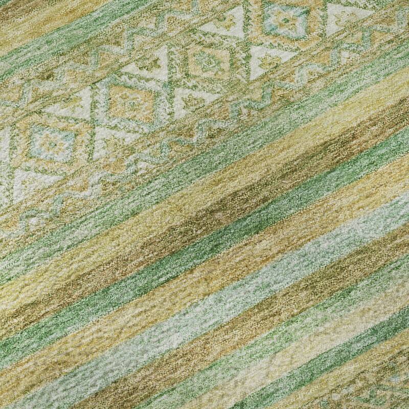 Premium Washable Super Soft Global Stripes Mayfield Rug