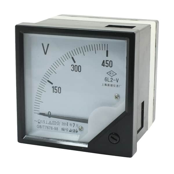 6L2V AC 0 450V Class 1.5 Accuracy Vertical Mount Volt Meter Analog