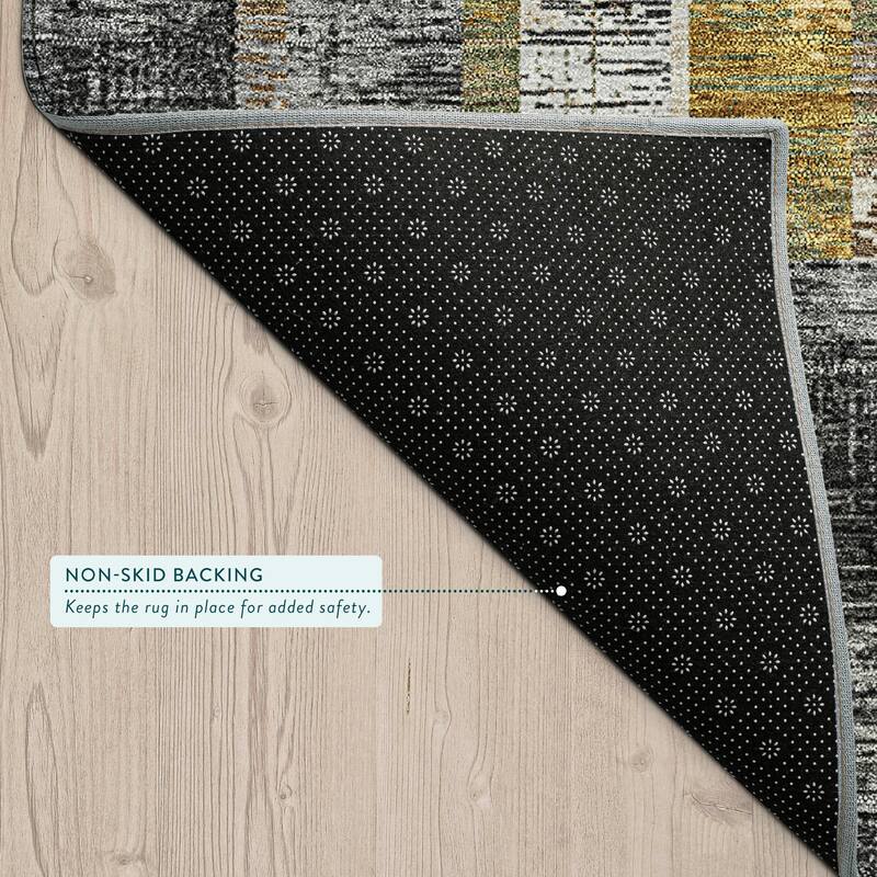 Machine Washable Indoor/ Outdoor Casual Carson Chantille Rug