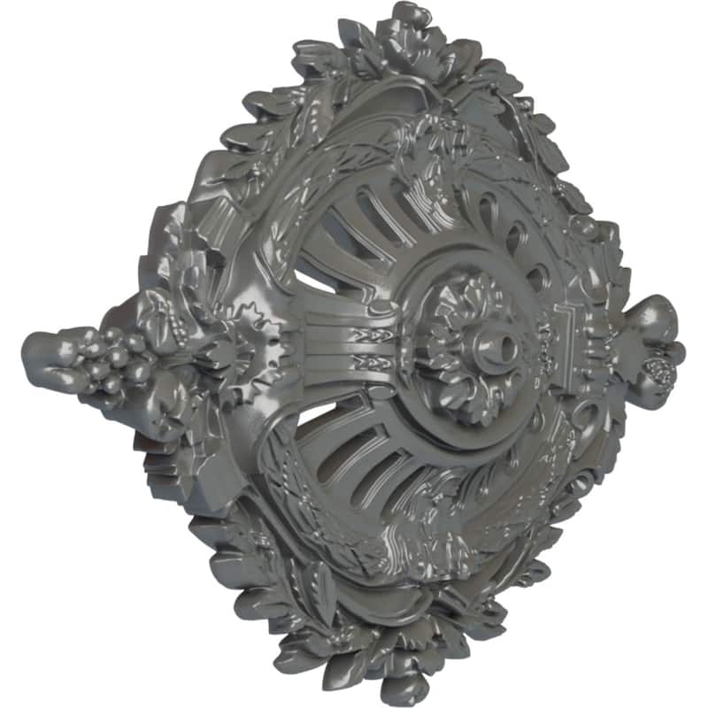 35 7/8"W x 22 1/2"H x 4 3/8"P Antonio Ceiling Medallion