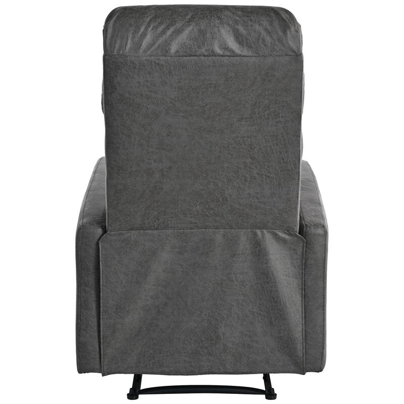 Manual Upholstered Recliner Chair, Modern Recliner Adjustable Single Sofa Chair, High Back Lounge Chairs for Living Room
