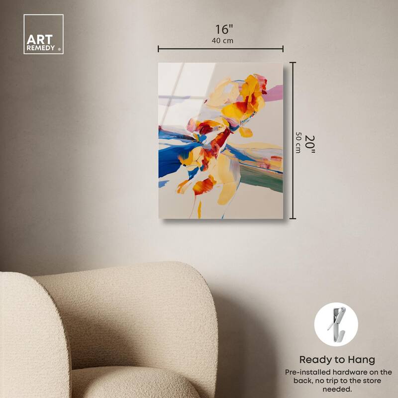 Flippant Bloom III Acrylic by Art Remedy, Ready to Hang