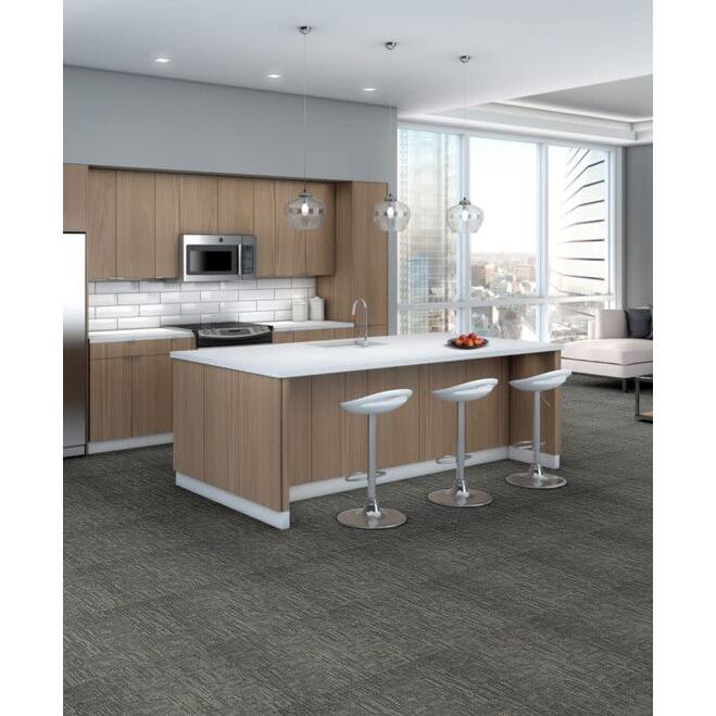 Shaw Philadelphia Commercial Carbon Copy 24" x 24" Glue Down Carpet