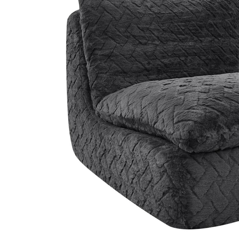 Full Compression Sofa Chair With Swivel Add Ottoman