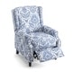 preview thumbnail 43 of 91, Linen Manual Upholstered Recliner with Wood Legs