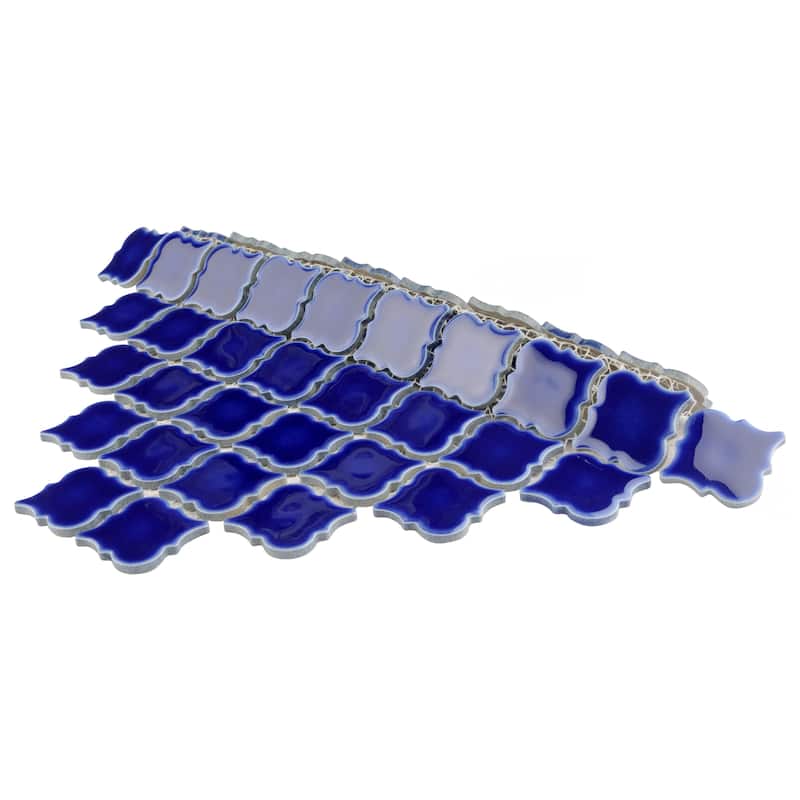 Merola Tile Hudson Tangier Cobalt Blue 12-3/8" x 12-3/8" Porcelain Floor and Wall Tile