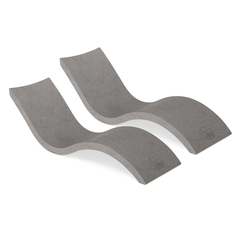 Ledge Lounger - Signature Chaise - Inside Pool & Sun Shelf Lounge Chair - Designed for Shallow Shelves Up to 9" - Sandstone
