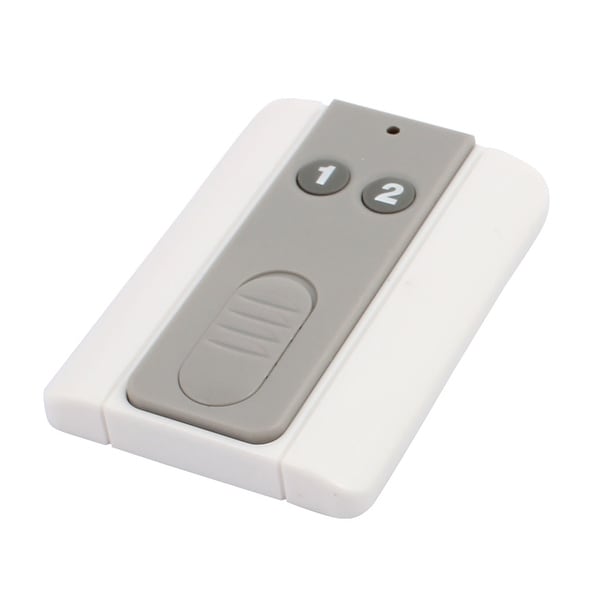 100 Meters 2 Keys Plastic Shell Battery Powered Remote Controller w Base