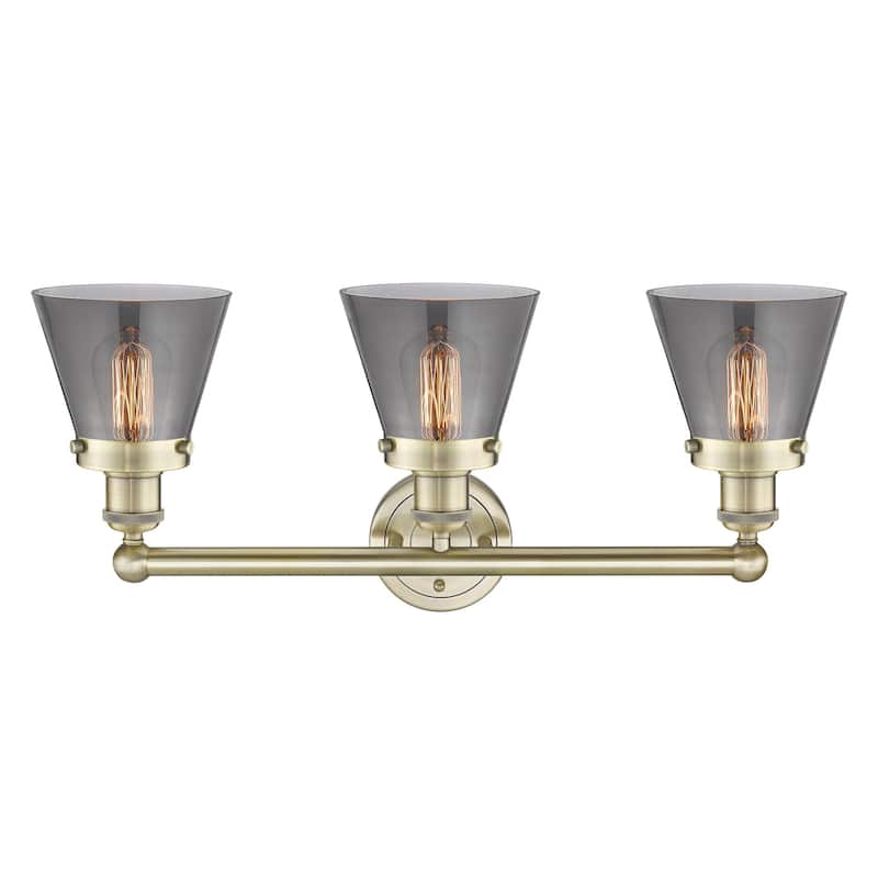 Innovations Lighting 616-3W-10-25 Cone Vanity Cone 3 Light 25" Wide