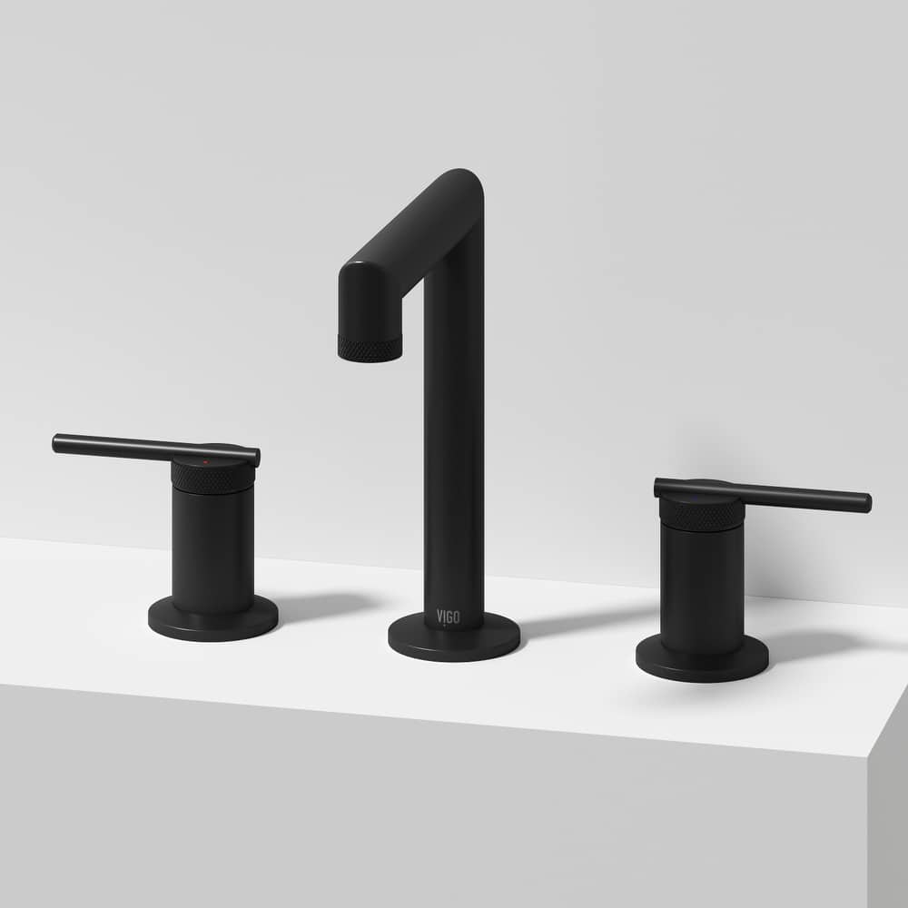 VIGO Sterling 7" H 2-Handle Widespread Bathroom Faucet