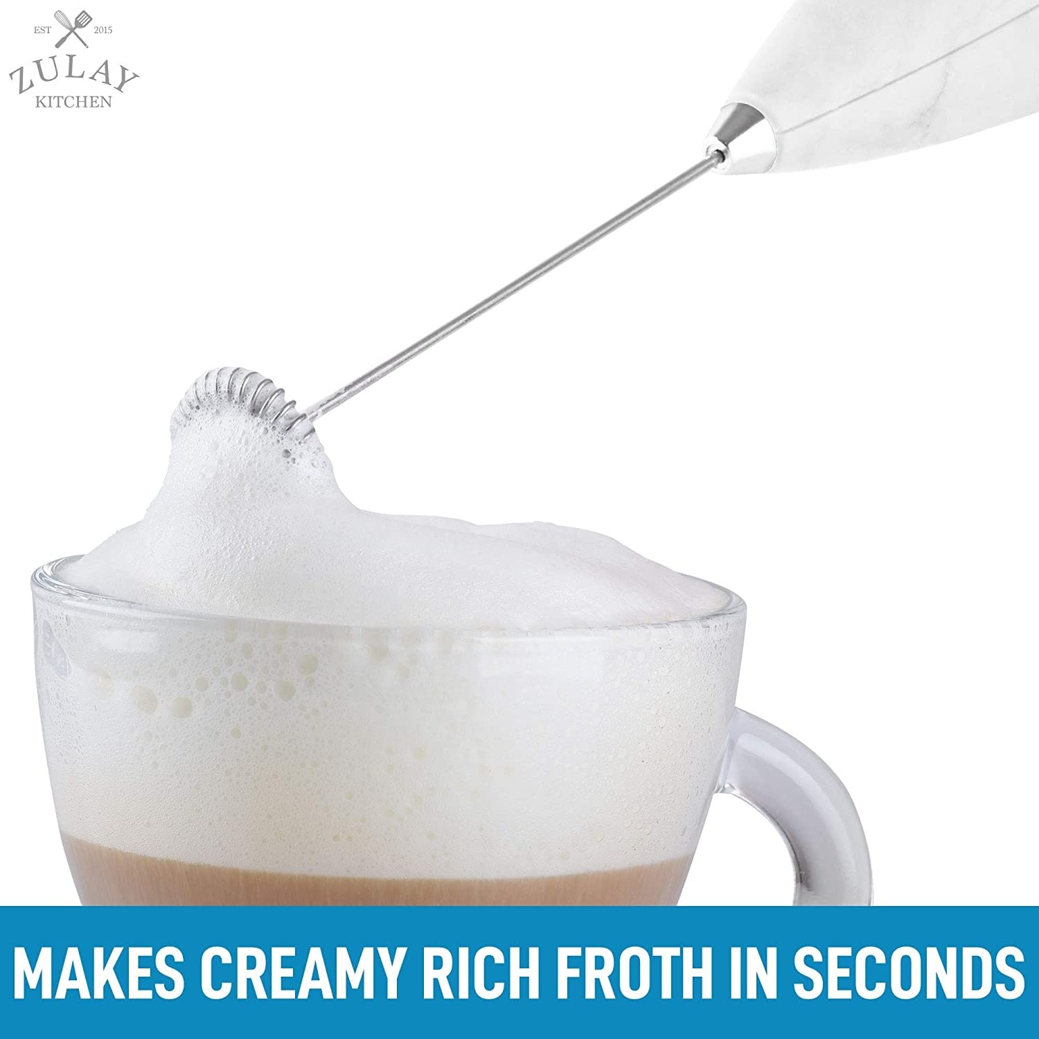 Milk Frother PRO With Holster Stand