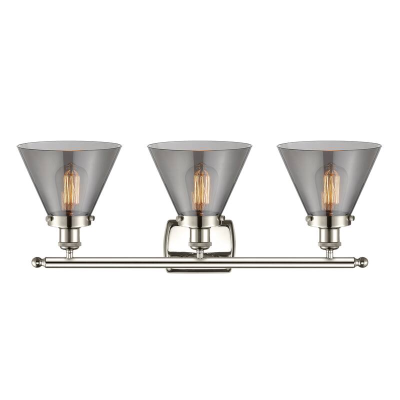 Innovations Lighting Ballston Urban Cone - 3 Light 28" Bath Vanity Light