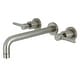 preview thumbnail 5 of 32, Concord 3-Hole Wall Mount Roman Tub Faucet Brushed Nickel